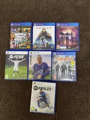 للبيع اشرطه بلاستيشن 4و5 قابل للتفاوظ