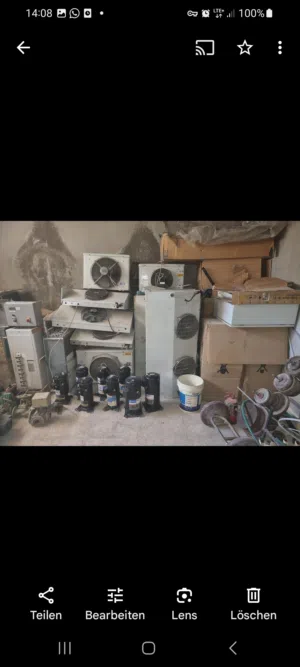 كومبريسورات تبريد وقطع كهرباء صناعي