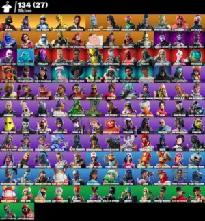 FORTNITE STACKED ACCOUNT & EXCLUSIVE WITH Ikonik, GLOW & RARE skins