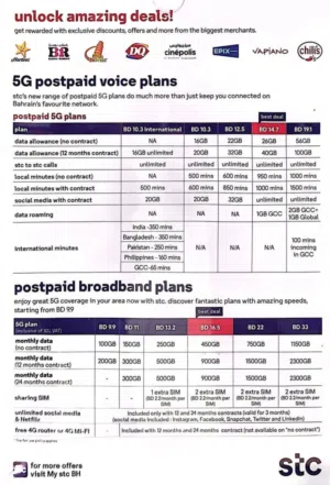 Stc postpaid plans