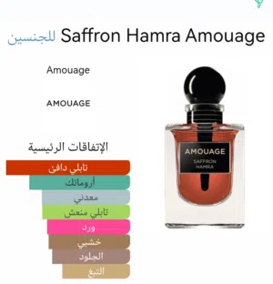 دهن أمواج زعفران حمرا تولة وعطر فلور لش وسيرنتي بيلفوري من الفخامة العمانية 100مل
