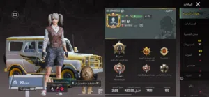 حساب ببجي نوادر