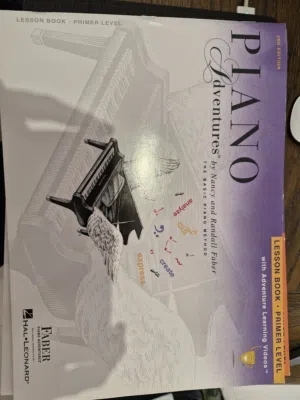 Pack of 3 piano books