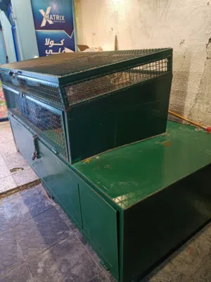 صندوق تخزين حديد للتخزين والعرض من عدة طبقات يصلح للسوبر ماركت