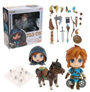 مجسم Nendoroid رقم 733-DX اصلي نسخة يابانية من  The Legend of Zelda Breath of the Wild  جديدة