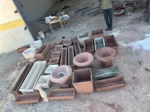 احواض غرس خرسانه