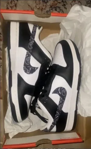 Nike dunk low Essential  Paisley Pack Black (women's)