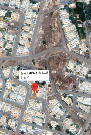 ارض للبيع حي العين ولايه نزوى
