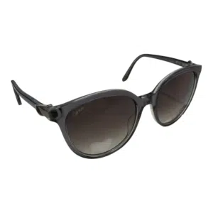 Cartier Authentic Luxury Sunglasses Gray Transparent Frame w/ Cartier Lens Logo