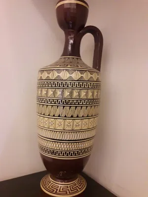 Vintage old vase decoration for living room