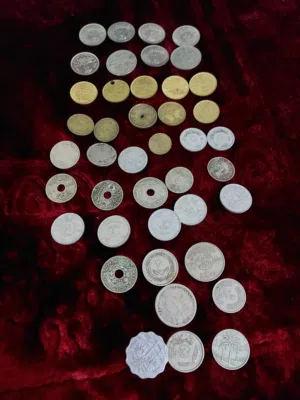(ملكي، قديم، نادر، إدريس، فاروق، فضة، تذكاري)