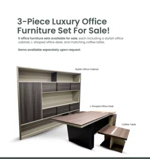 Luxury Office Furniture Set for Sale – Jebel Ali, Dubai