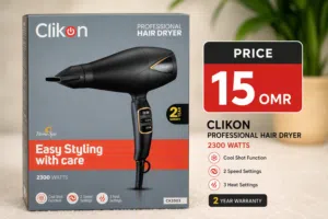 Clikon Professional Hair Dryer 2300W – Fast Drying Hair Styler