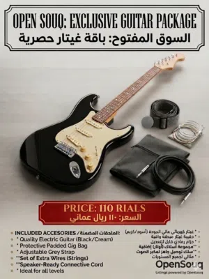 Classic strat design electric guitar