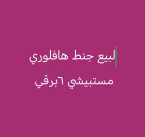 لبيع جنط هافلوري 6برقي سعر 25دينار