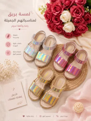 صندل اطفال جلد نظيف