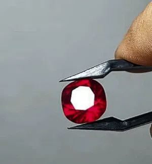 Certified Natural Ruby Stone 9.15 Cts Round Brilliant Cut Red Semi-Transparent Loose Gemstone