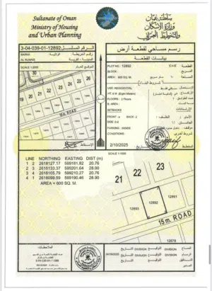 (أنا المالك) أرضين شبك سكنيات فـ بركاء / الرميس شمال (أول خط من الشارع العام)