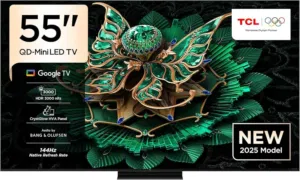TCL 55" Android Smart QD-Mini LED TV - 4K, 55C805