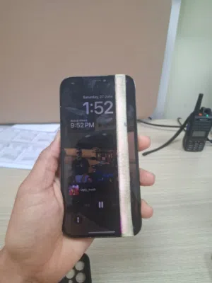 iPhone 12 Pro Max 256 gig with line in screen and back crack