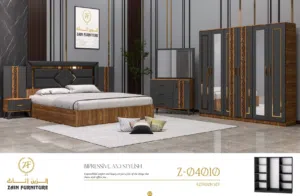 غرف النوم التركي المميزه مودرن 7 قطع اورجينال شامل تركيب و دوشق