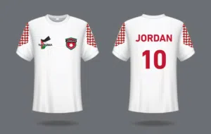 تي شيرت المنتخب الاردني (النشامى) لكأس العالم