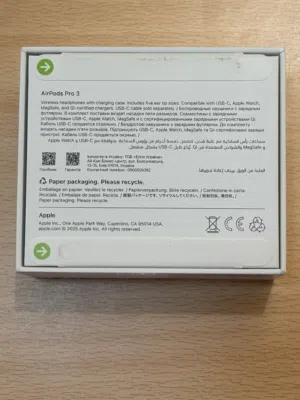 ايربودز برو 3 جديدة - السعر نهائي new sealed AirPods pro 3