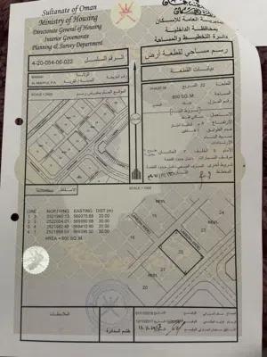 ارض سكنية فالمحيول للبيع