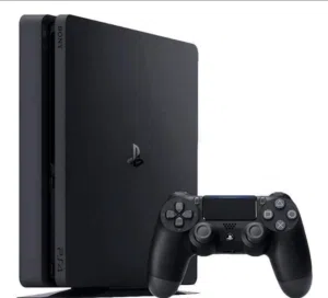 PS4 Slim نظيف جداً + ألعاب مدفوعة و بحالة الوكالة