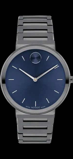 Movado . Analog Quartz . Blue . Used3