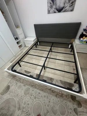 سرير زوجى بالفراش ايطالى