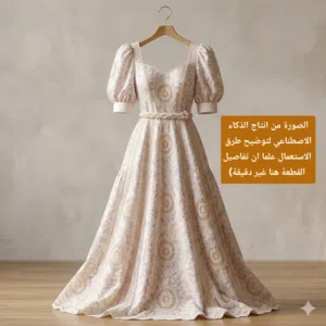 قطعة قماش مميزة مع نمط دانتيل