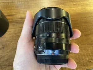 Fujifilm zoom lens 18-55 (F2.4,4)