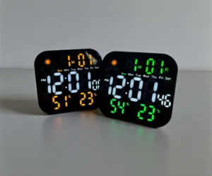 ساعة رقمية جدارية متعددة الوظائف مع ستاند عملية، واضحة، ومناسبة لكل مكان   عرض مميز