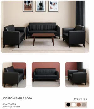 Executive Modern sofa set new premium leather