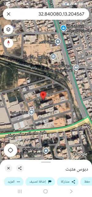 قطعة ارض للبيع في طرابلس - الهضبة - جوار الكلية العسكرية