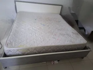 home centre bed queen size with mattress