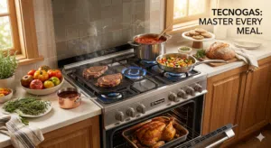 Premium Italian 5-Burner Gas Cooker (90x60)