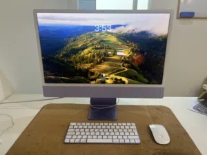 Apple iMac M1 2021 (24-inch) للبيع اي ماك  نظيف + كامل الملحقات
