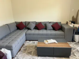 L shaped sofa