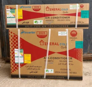 مكيف جنرال الاصلي محرك TCL القوه 12 يخدم ع الضي الضعيف يخدم على درجه الحراره حتى 48 للاستفسار 09240
