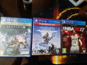 السلام عليكم موجود ثلاث العاب PS4 اقراء الوصف ......ْْْْ،