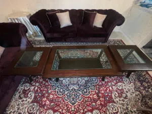 طقم جلوس مع طقم طربيزات