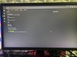 للبيع شاشة ROG 27 بوصه