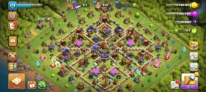 clash of clans account town 16