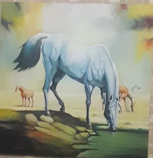 لوحه زيتيه متر في متر .