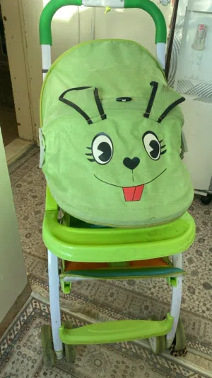 عربايه اطفال استخدام بسيط جدا