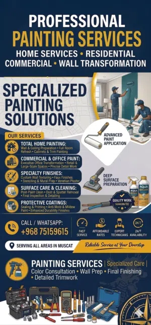 Professional Painting Services in Muscat