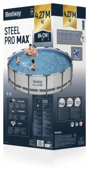 مسبح Bestway Steel Pro MAX الدائري