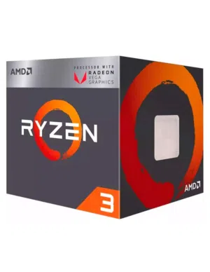 معالج AMD RyzenTM 3 3200G مع بطاقة رسومات RadeonTM Vega 8 بدون الكرتون